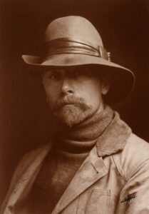 Self-portrait of Edward S. Curtis